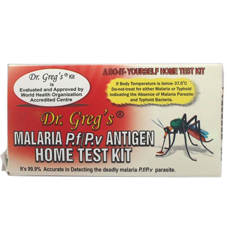 Dr Greg’s Malaria P.f Antigen Home Test Kit