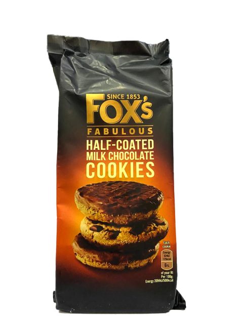 Fox Fabulous Half-Coated Milk Chocolate Cookies