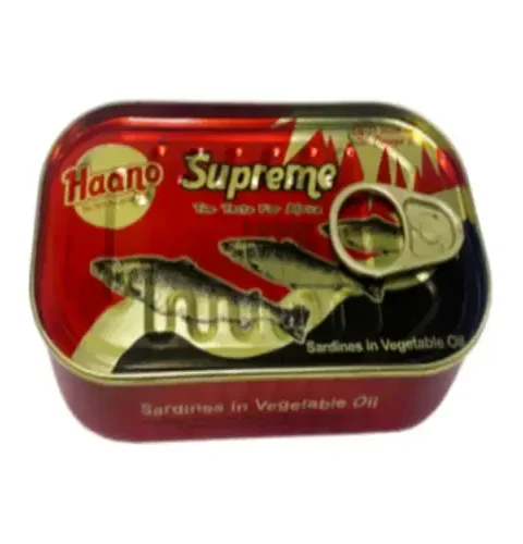 Haano Supreme Sardines In Vegetable Oil (125G)