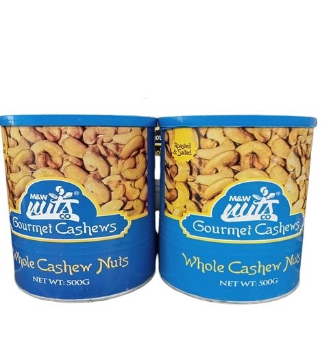 M&W Nuts Cashews Salted 500g