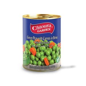 Chtoura Green Peas Carrots (850g)