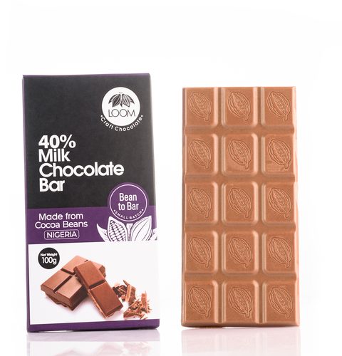 Loom 40% Milk Chocolate Bar (100g)