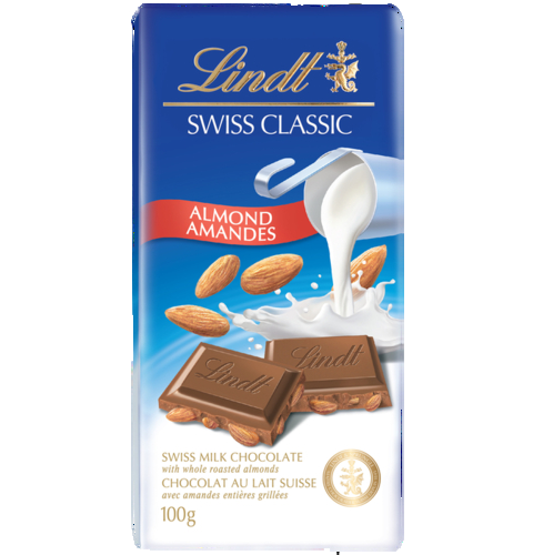 Lindt Swiss Roasted Almond (100g)