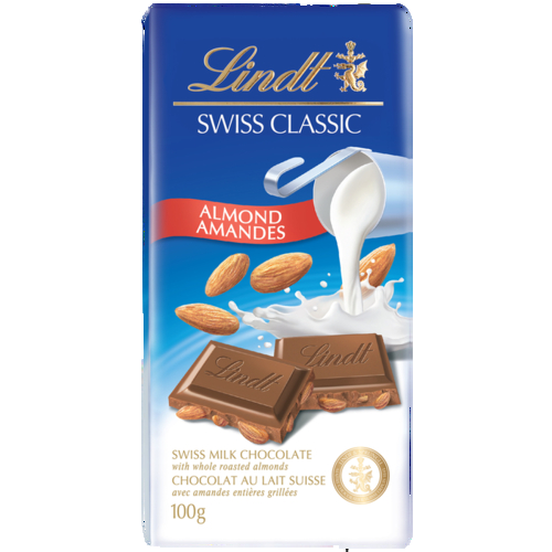Lindt Swiss Roasted  Almond (100g)