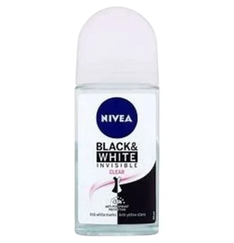 Nivea Clear Black And White Ladies Roll On (50ml)
