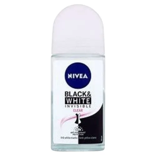 Nivea Clear Black And White Ladies Roll On (50ml)