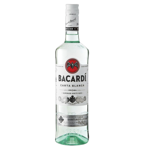 Bacardi Carta Blanca Rum (750ml)
