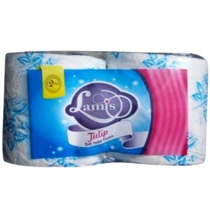 Lamis Tulip Toilet Tissue 4 Rolls