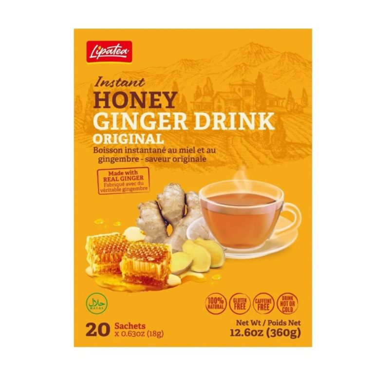 lipatea Instant Honey Ginger Drink | 12.6oz (360g)