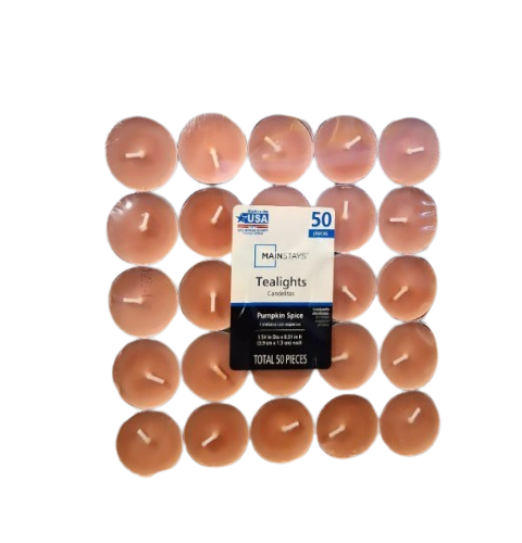 Mainstays Tealight Candleelitas Alpine (50pcs)