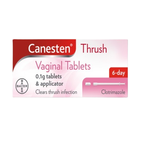 Canesten Clotrimazole Vaginal Tablets
