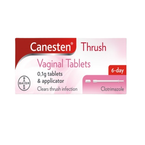 Canesten Clotrimazole Vaginal Tablets
