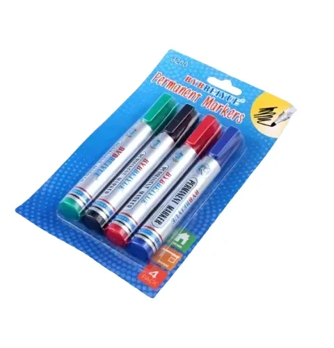 Permanent Marker (per 4 colours)