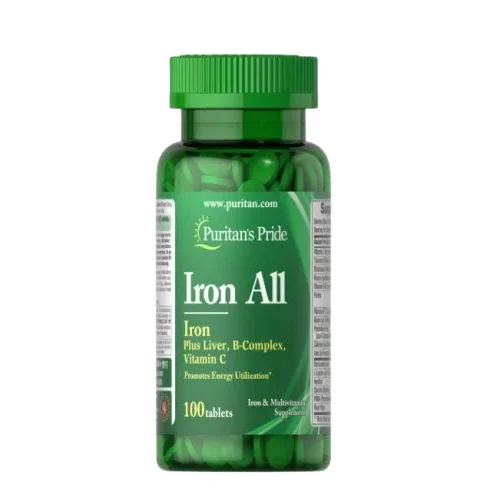 Puritan's Pride Iron All (100 Tabs)
