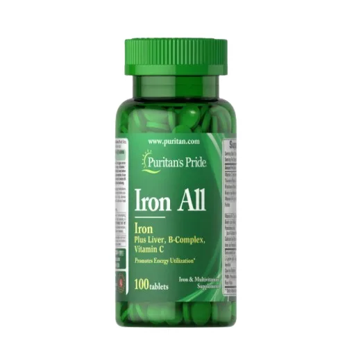 Puritan’s Pride Iron All (100 Tabs)