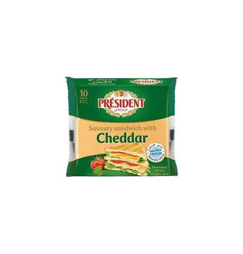 President Cheddar Slices (200g)