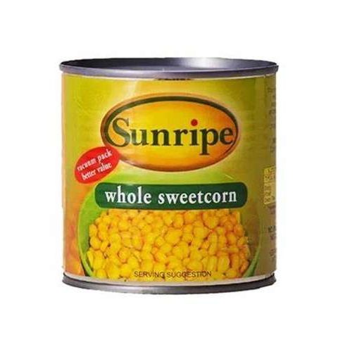 Sunripe Whole Sweetcorn (185G)