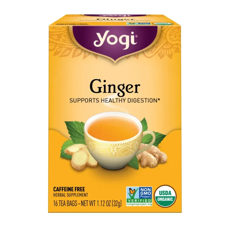 Yogi Ginger Tea | 16 Tea Bags (1.12 oZ. 32g)