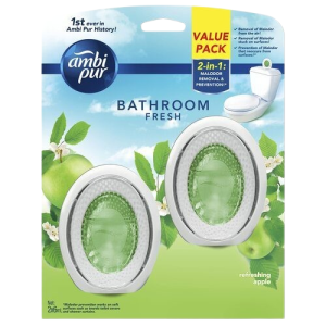 Ambi Pur Bathroom Fresh Air Green Apple Freshener  (6ml)