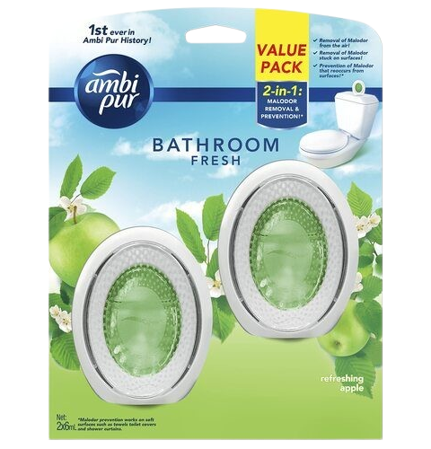 Ambi Pur Bathroom Fresh Air Green Apple Freshener (6ml)