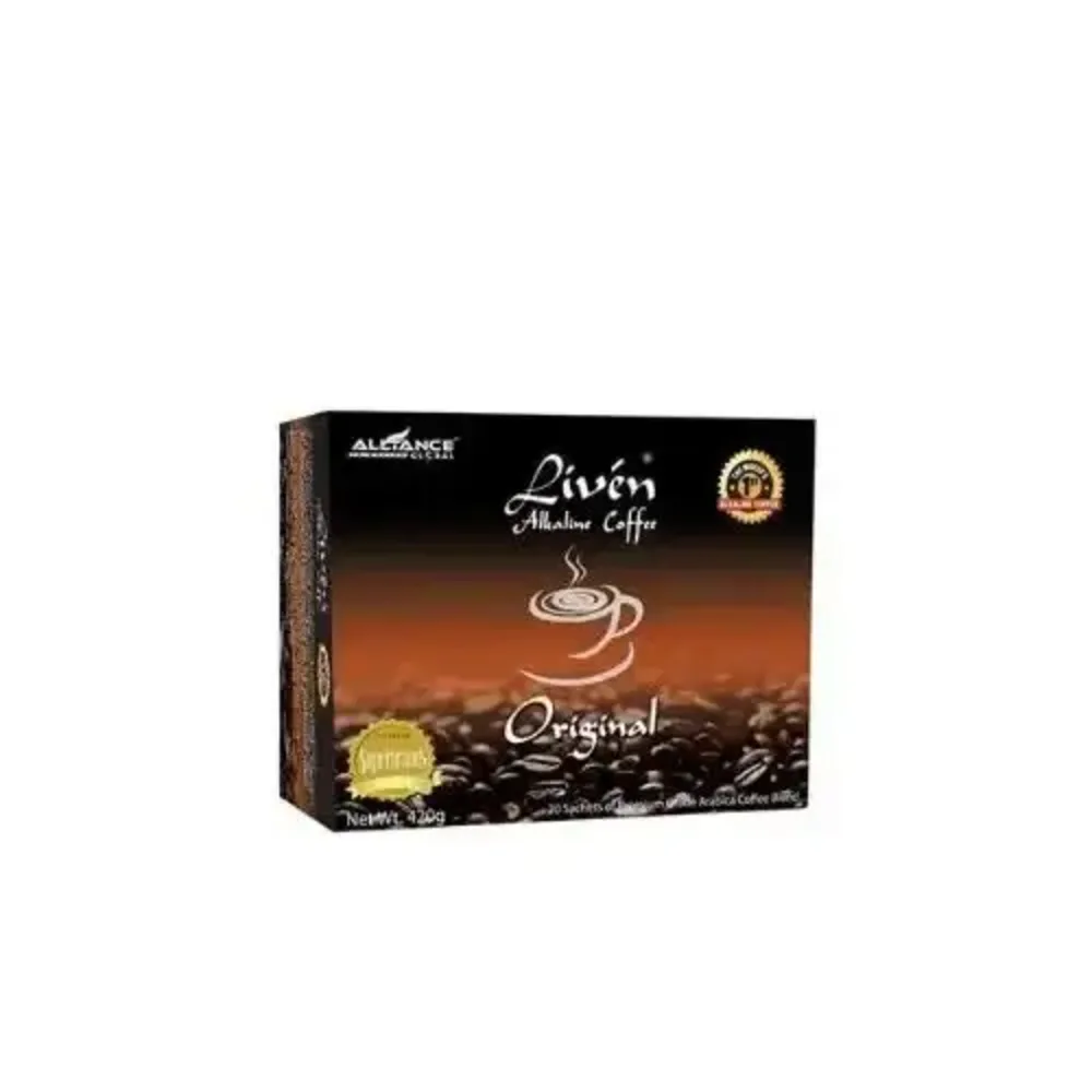 Liven Alkaline Coffee (AIM) 420g from HTS Plus mart