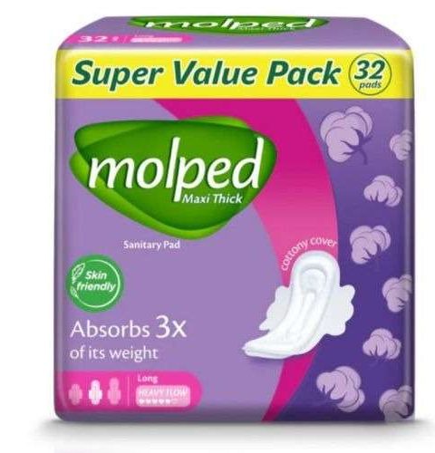 Molped Maxi Thick Sanitary Pad Heavy Flow Long 7'S (1pack)