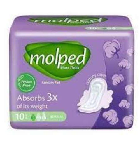 Molped Maxi Thick Sanitary Pad Normal 10'S (1pack)