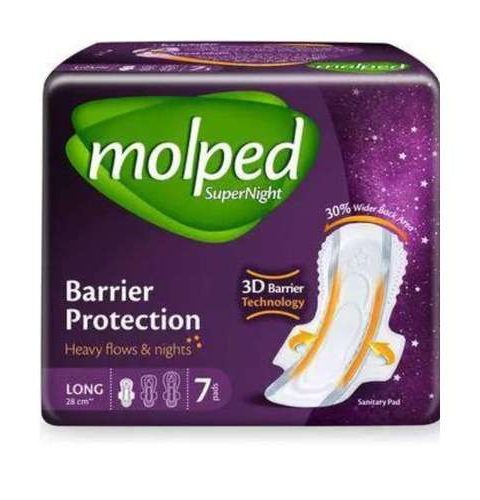 Molped Ultra Protective Barriers Sanitary Pad long 7'S (1pack)