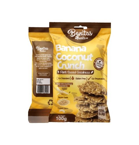 Bonitas Banana Coconut Crunch (100g)