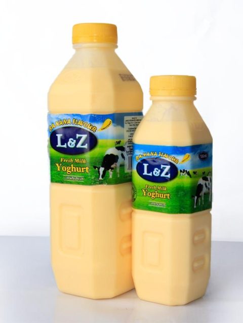 L & Z Fresh Milk Yoghurt (Banana Flavour) | 1L