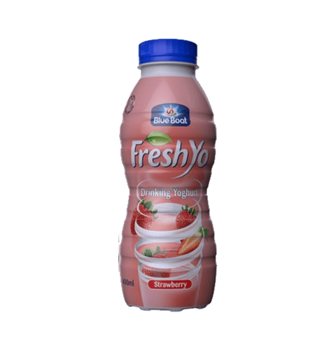 Blue Boat Fresh Yo Drinking Yoghurt Strawberry (650 Ml x 2)