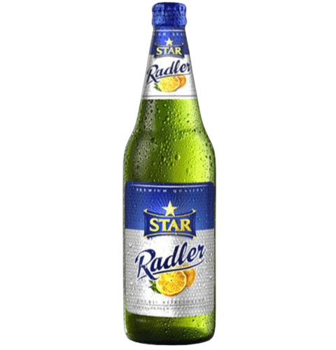 Star Radler Lager Beer and Citrus Juice Bottle