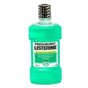 Listerine Anti-bacterial Mouthwash - Fresh Burst  (500ml)