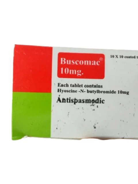 Buscomac (Hyoscine-N-Butylbromide (500mg) | 10mg per card from HTS Farms