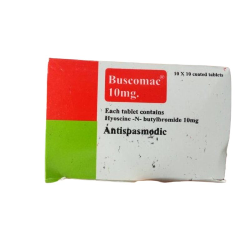 Buscomac (Hyoscine-N-Butylbromide (10mg) | 10mg per card
