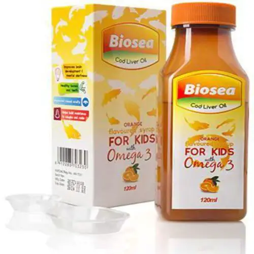 Biosea Cod Liver Oil -Orange	(120mL)