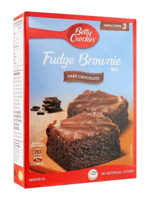 Betty Crocker Fudge Brownie Chocolate Mix 500G