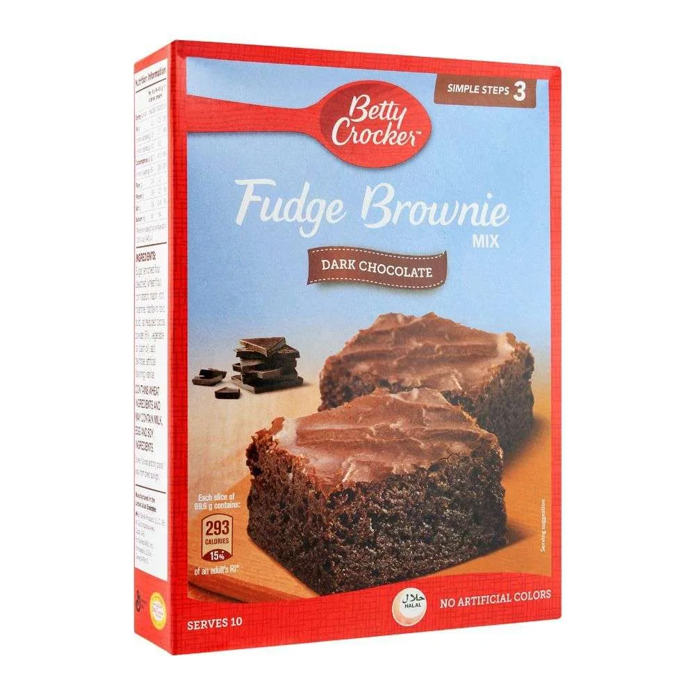 Betty Crocker Fudge Brownie Chocolate Mix 500G