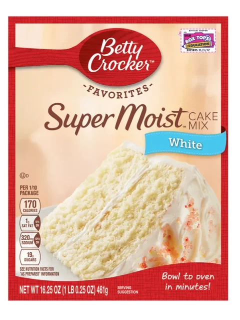 Betty Crocker s/Mst White Cake Mix