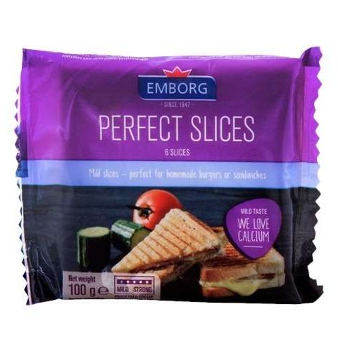 Emborg Perfect Slices Mild Taste Cheese (100gm)