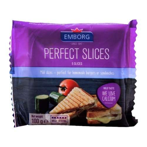 Emborg Perfect Slices Mild Taste Cheese (100gm)