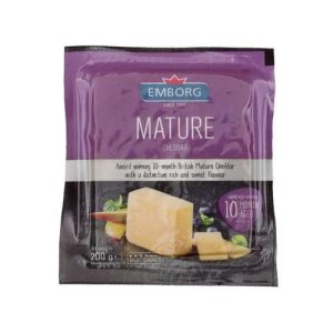 Emborg Mature Cheddar Cheese (200gm)
