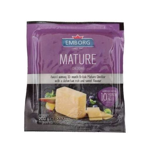 Emborg Mature Cheddar Cheese (200gm)