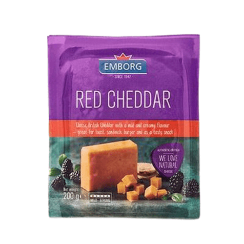 Emborg Red Cheddar Mild (200gm)