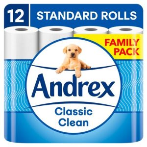 Andrex Classic Blue 2in1 2ply 4Rolls