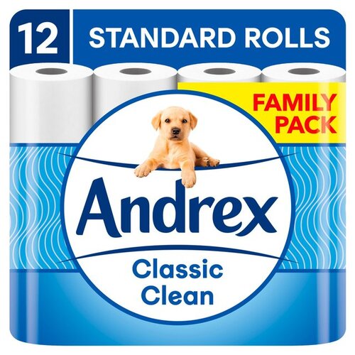 Andrex Classic Blue 2in1 2ply 4Rolls