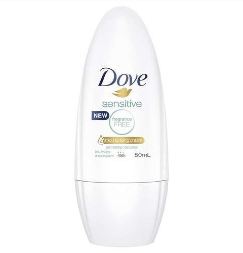 Dove Sensitive Anti-Perspirant Deodorant Roll On (50mL)