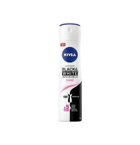 Nivea Invisible Black and White 48H Anti-Perspirant Body Spray For Female (200mL)