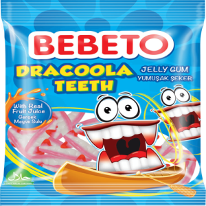 Bebeto Dracoola Teeth Jelly Sweets (80g)