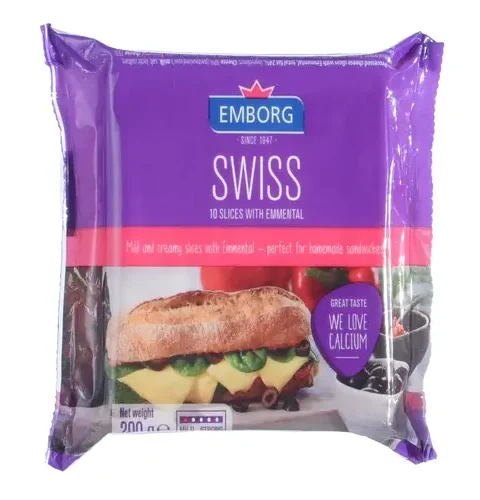 Emborg Swiss Emmental Sliced Cheese